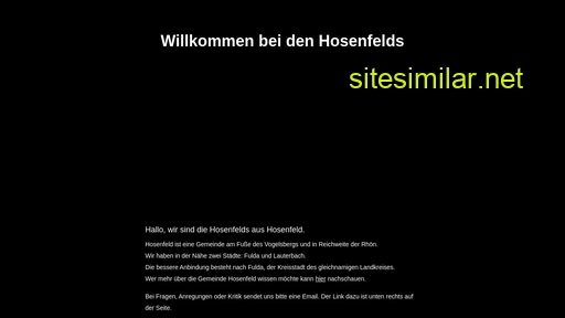 hosenfeld.eu alternative sites