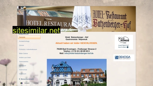 hotel-batzenberger-hof.eu alternative sites
