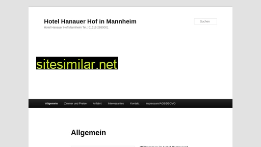 hotel-hanauer-hof.eu alternative sites
