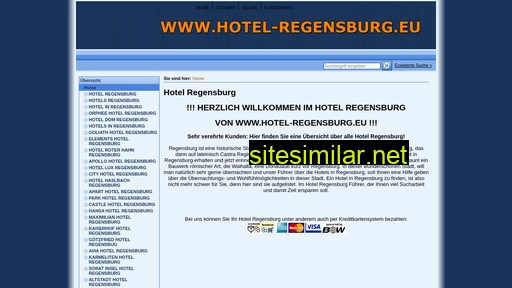 hotel-regensburg.eu alternative sites