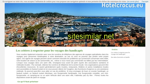 hotelcrocus.eu alternative sites
