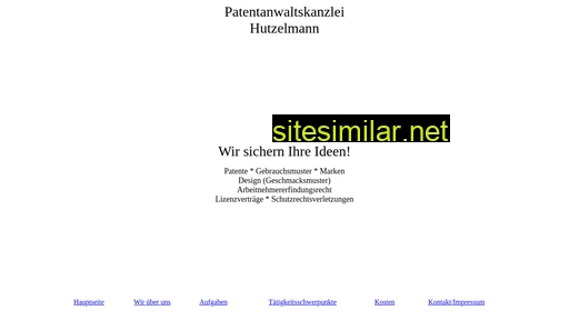 hutzelmann.eu alternative sites
