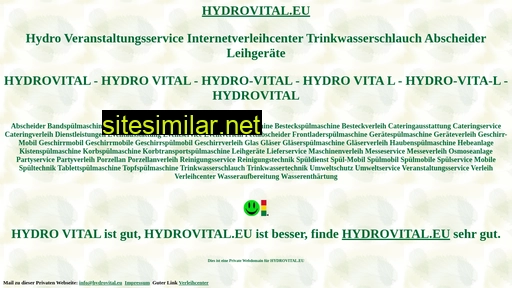 hydrovital.eu alternative sites