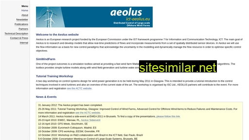 Ict-aeolus similar sites