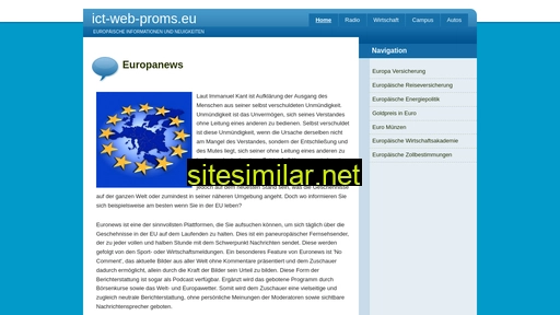 ict-web-proms.eu alternative sites