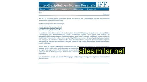 iff-forum-forensik.eu alternative sites