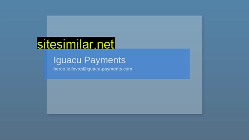 iguacu-payments.eu alternative sites