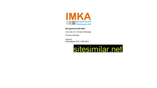 imka.eu alternative sites