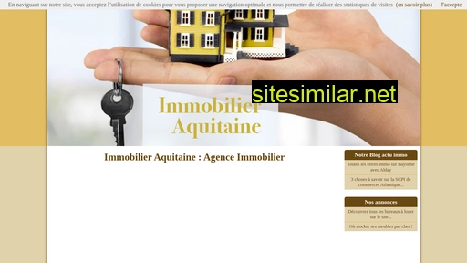 Immobilier-aquitaine similar sites