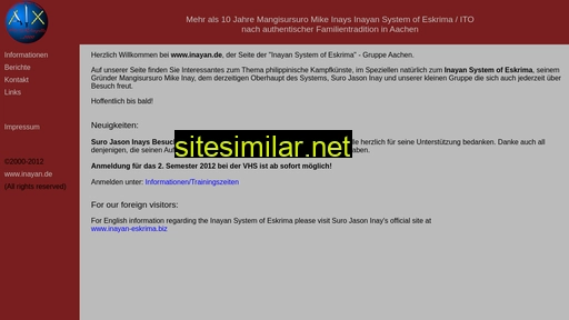 inayan-eskrima.eu alternative sites