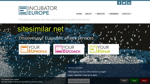 incubatoreurope.eu alternative sites