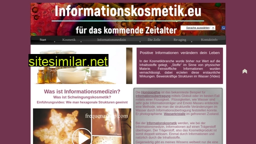 Informationskosmetik similar sites
