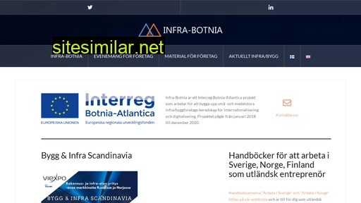 infra-botnia.eu alternative sites