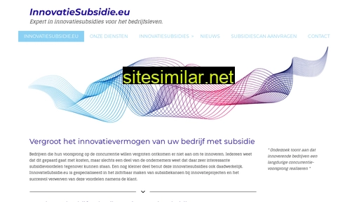 innovatiesubsidie.eu alternative sites