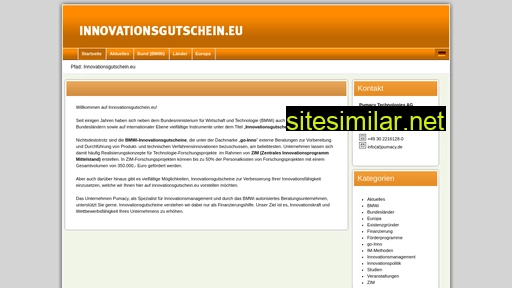 innovationsgutschein.eu alternative sites