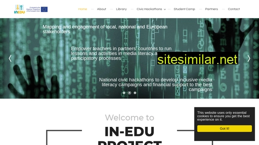 in-eduproject.eu alternative sites
