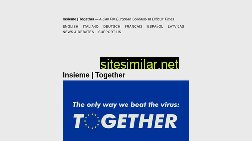 insieme-together.eu alternative sites