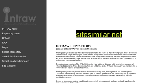 intraw-repository.eu alternative sites