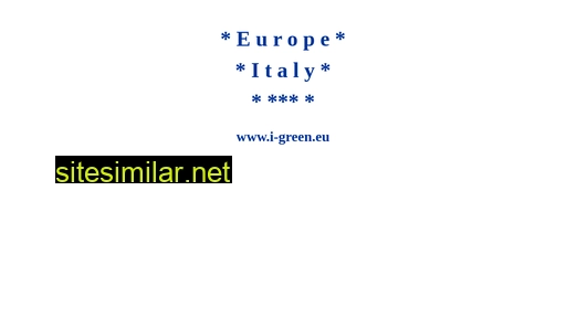 i-green.eu alternative sites