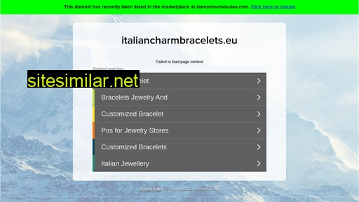 italiancharmbracelets.eu alternative sites