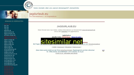 jagdurlaub.eu alternative sites