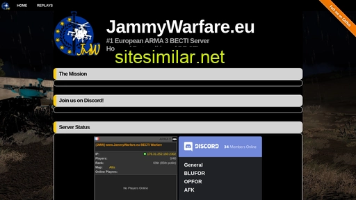 jammywarfare.eu alternative sites