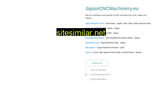 japancncmachinery.eu alternative sites