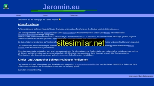 Jeromin similar sites