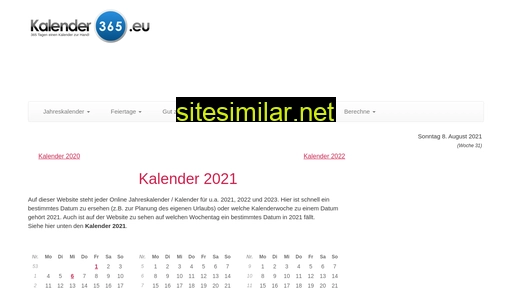 kalender-365.eu alternative sites