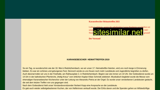 karansebesch.eu alternative sites