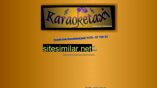 karaoketaxi.eu alternative sites