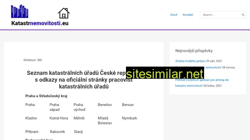 katastrnemovitosti.eu alternative sites