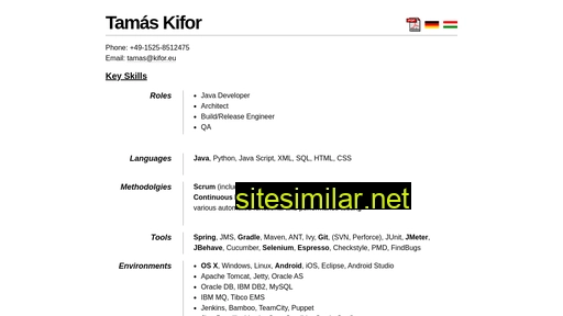 kifor.eu alternative sites