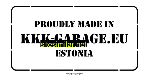 kkk-garage.eu alternative sites