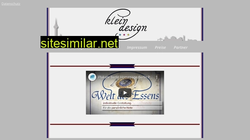 Kleindesign similar sites