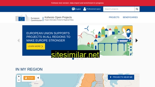 kohesio.eu alternative sites