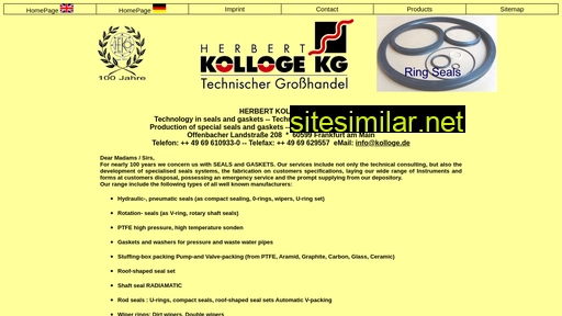 Kolloge-seals similar sites