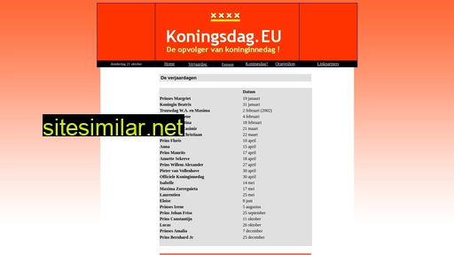 koningsdag.eu alternative sites