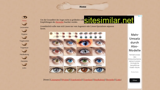 Kontaktlinsen similar sites