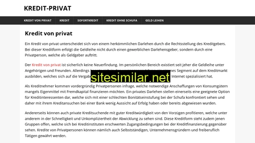 kredit-privat.eu alternative sites