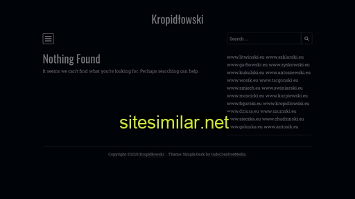 kropidlowski.eu alternative sites