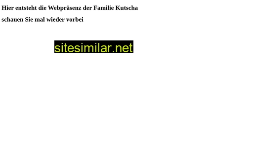 kutscha.eu alternative sites