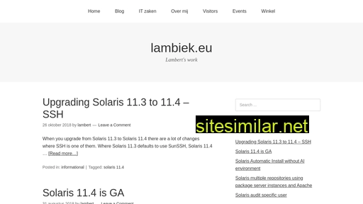 lambiek.eu alternative sites