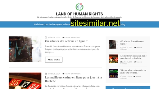 Landofhumanrights similar sites