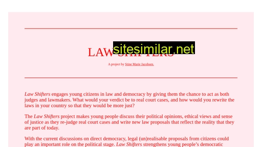 Law-shifters similar sites
