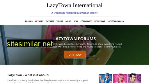 Lazytown similar sites