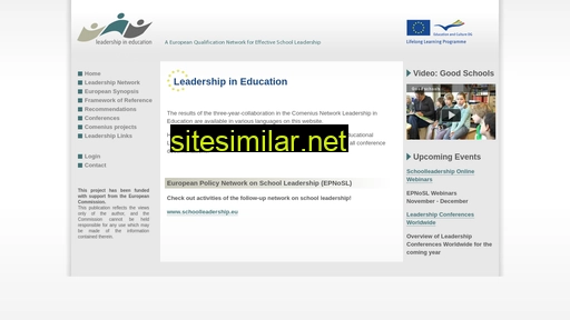 leadership-in-education.eu alternative sites