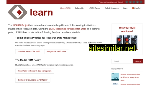 learn-rdm.eu alternative sites