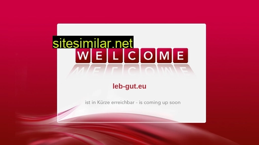 leb-gut.eu alternative sites