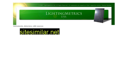 lightingmetrics.eu alternative sites